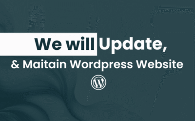 Updates & Maitain Wordpress Website